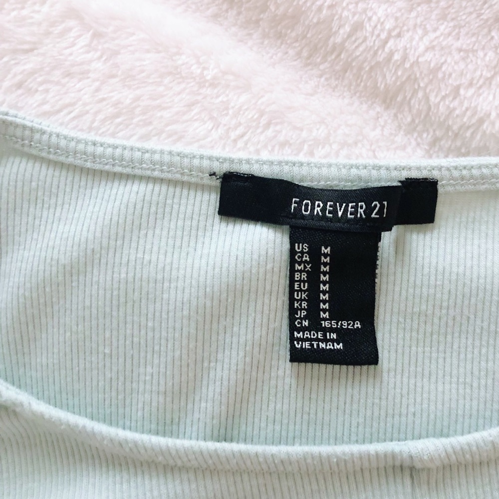 blue forever 21 twist top